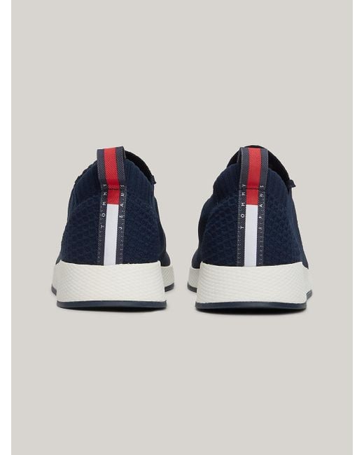 Tommy Hilfiger Blue Elevated Knit Runner Trainers for men