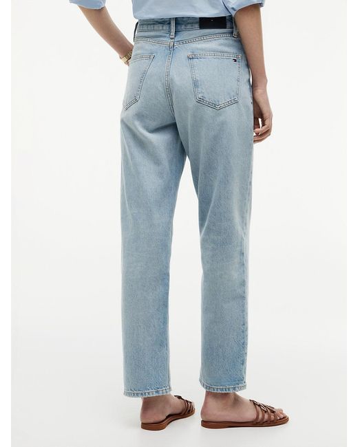 Tommy Hilfiger Blue Flag Horsebit Regular Tapered Ankle Jeans