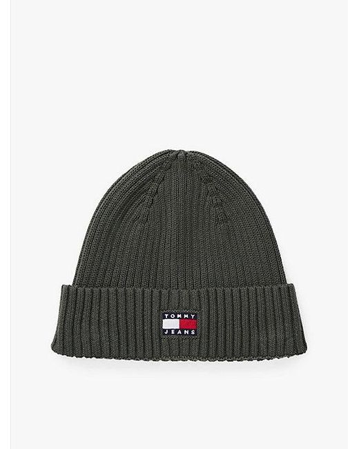 Gorro Heritage De Punto Con Logo Tommy Hilfiger de hombre de color Green