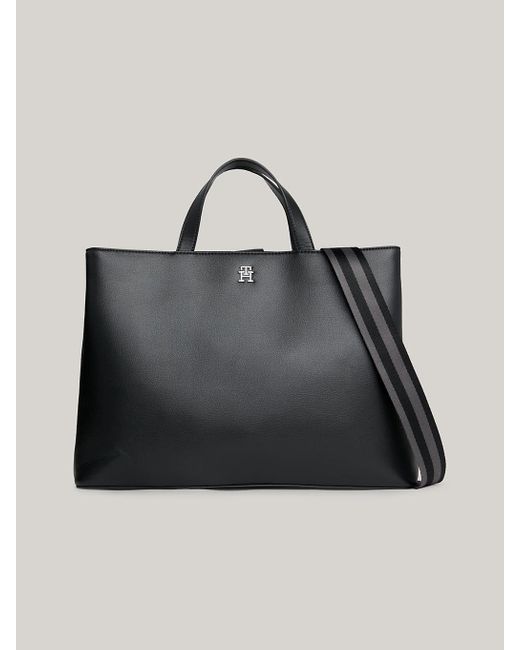 Sac de travail Essential monogramme TH Tommy Hilfiger en coloris