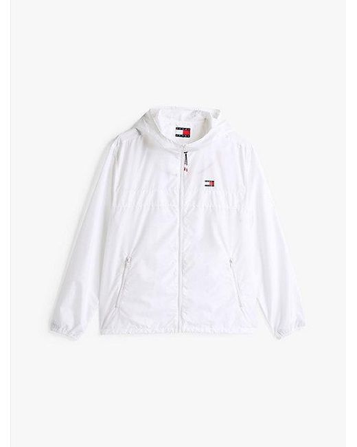 Tommy Hilfiger Lichtgewicht Chicago Windbreaker in het White voor heren
