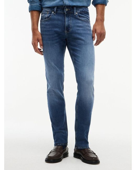Tommy Hilfiger Blue Austin Slim Tapered Jeans for men