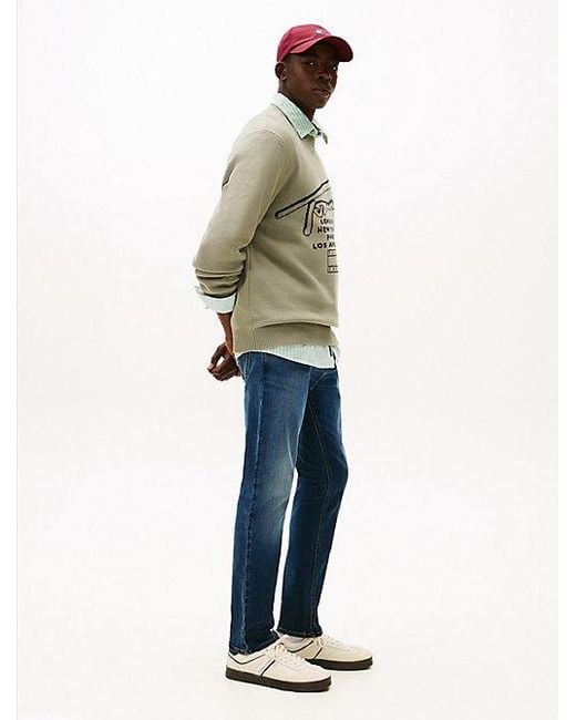 Tommy Hilfiger Austin Jeans Met Fading En Slim Tapered Fit in het Multicolor voor heren