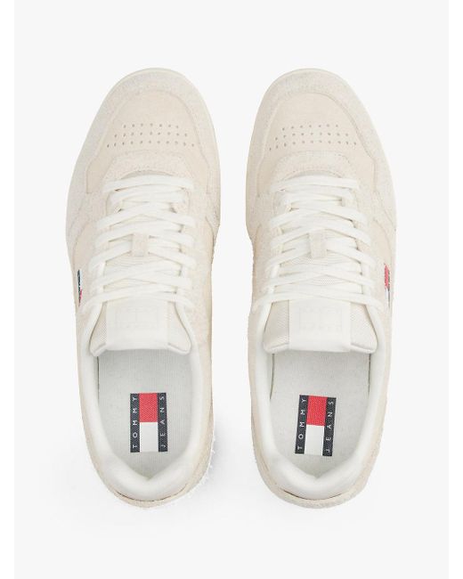 Baskets En Daim À Semelle Cuvette Tommy Hilfiger pour homme en coloris Natural