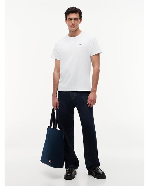 Tommy Hilfiger White Classics Regular Fit Cotton T-shirt for men