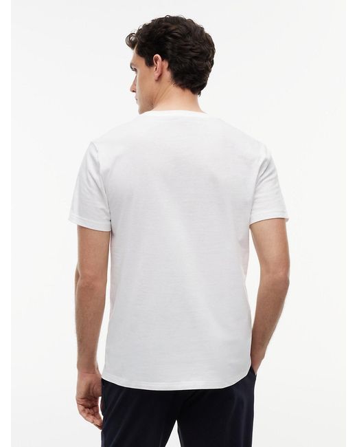 Tommy Hilfiger White 3-Pack Signature Jersey Lounge T-Shirts for men