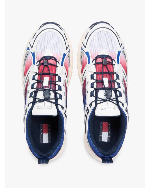 Tommy Hilfiger Blue Archive Runner Speed Laces Trainers for men
