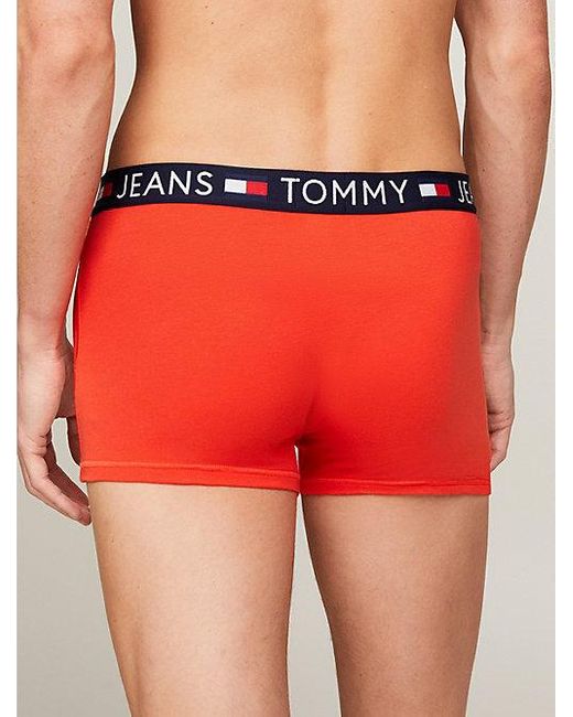 Tommy Hilfiger Set Van 5 Essential Boxershorts Met Logo in het Orange voor heren