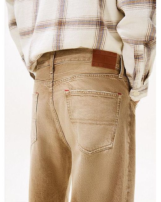 Vaqueros Otis De Corte Regular Y Pernera Recta Tommy Hilfiger de hombre de color Natural