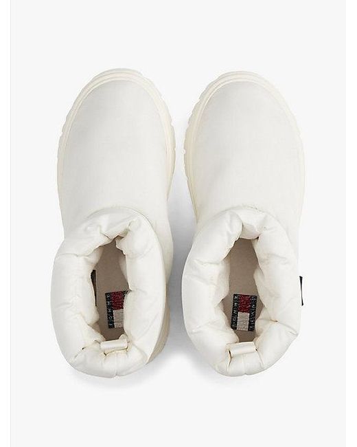 Tommy Hilfiger Natural Rutschhemmender Schneestiefel Mit Warmem Futter