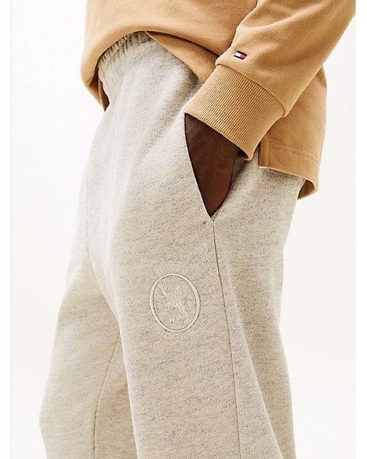 Tommy Hilfiger Relaxed Fit Jogger Met Varsity-Embleem in het Blue voor heren