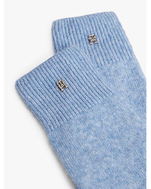 Tommy Hilfiger Blue Chic Handschuhe Mit Th-Monogramm-Emblem