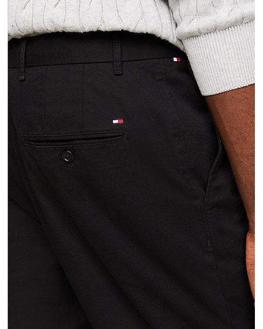 Pantalón chino Mercer 1985 Collection Tommy Hilfiger de hombre de color Black