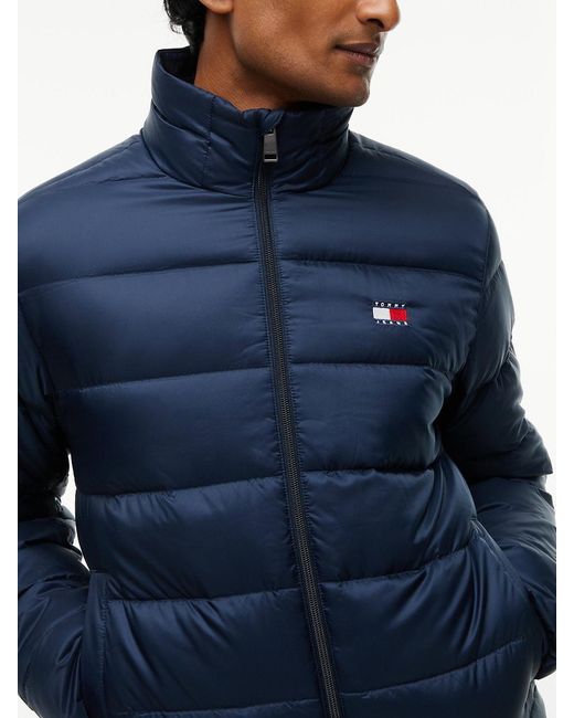 Tommy Hilfiger Blue Packable Lightweight Down Ripstop Relaxed Jacket for men