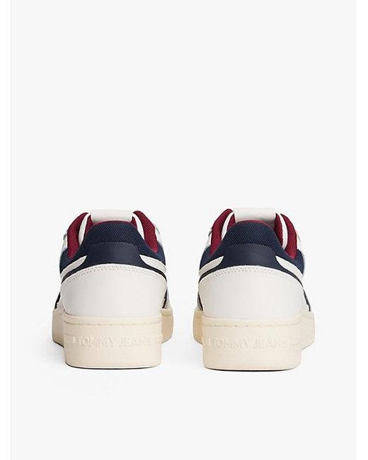 Tommy Hilfiger Retro Basketbalsneaker Met Fijne Profielzool in het Multicolor voor heren