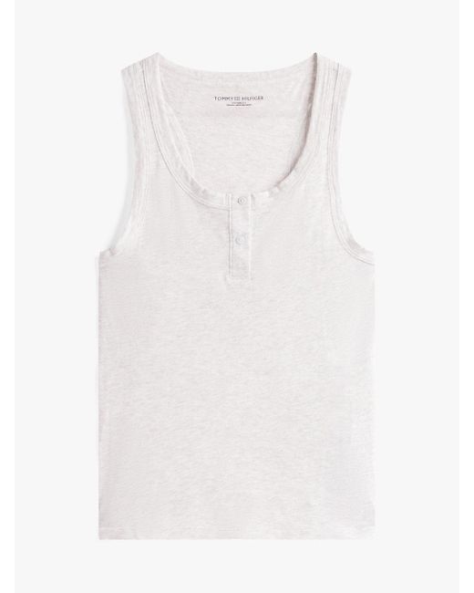 Tommy Hilfiger White Logo Racerback Pyjama Set