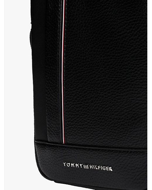 Tommy Hilfiger Crossbody-Reportertasche Mit Logo Aus Metall in Black für Herren