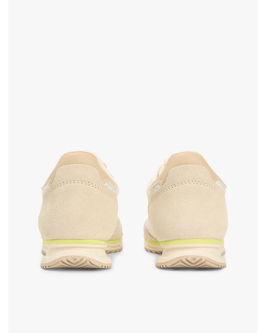 Tommy Hilfiger Natural Low Profile Mixed Texture Knit Trainers