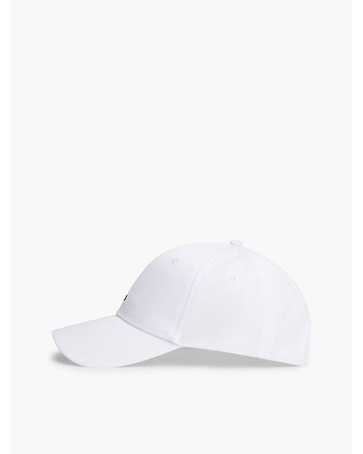 Tommy Hilfiger White Classic Baseball Cap for men