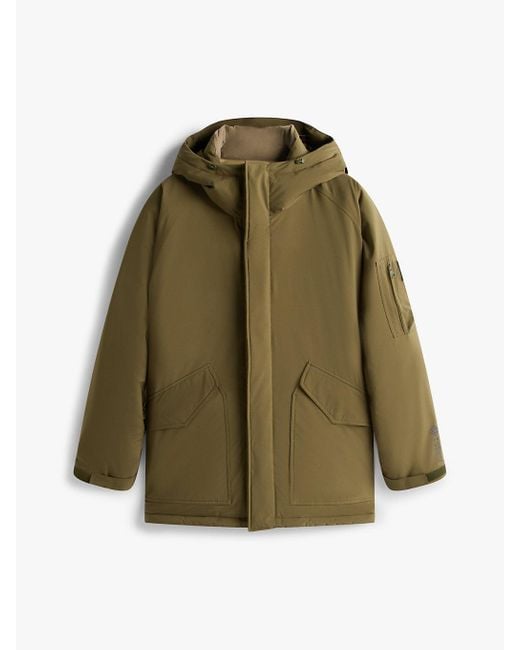 Parka Con Cappuccio Imbottito di Tommy Hilfiger in Natural da Uomo