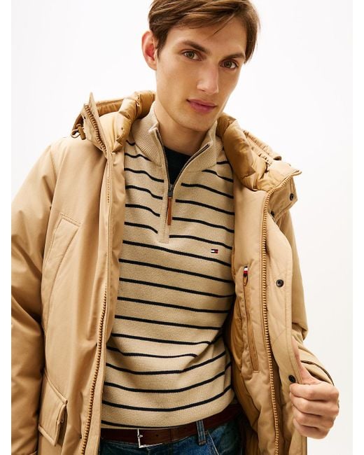 Parka Rockie En Duvet Déperlante À Capuche Tommy Hilfiger pour homme en coloris Blue