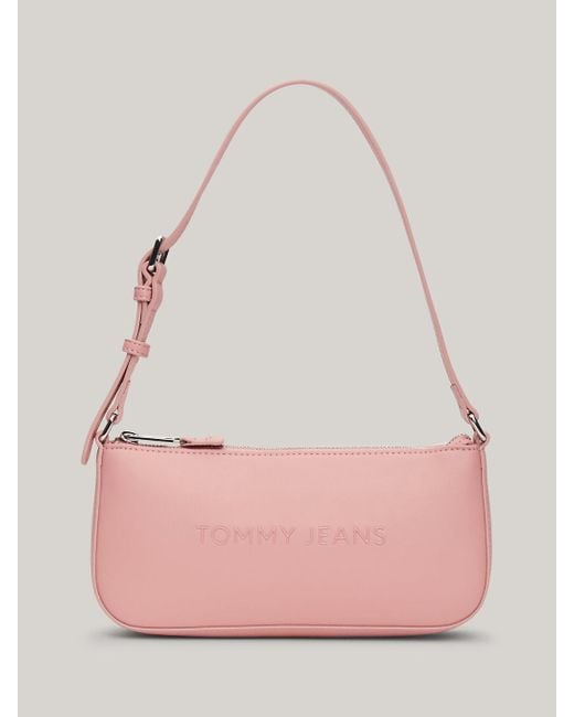 Sac porté épaule Essential à logo estampé Tommy Hilfiger en coloris Pink