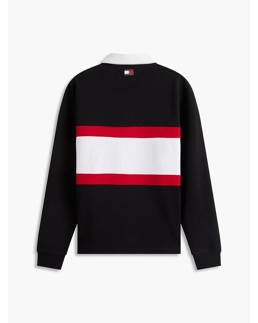 Tommy Hilfiger Red Th X Cadillac Formula 1® Team Logo Rugby Shirt for men