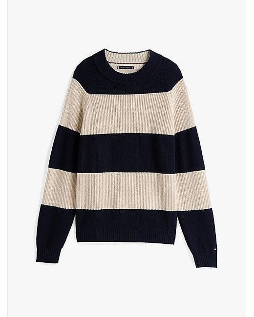 Tommy Hilfiger Smart Casual Rugbytrui in het Blue voor heren
