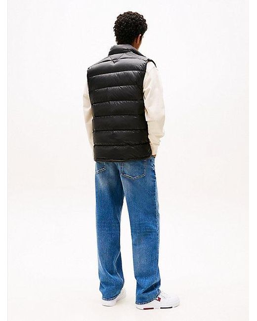 Tommy Hilfiger Waterafstotende Slim Fit Bodywarmer Met Dons in het Blue voor heren