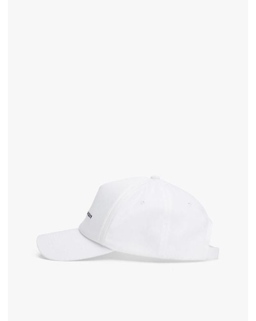 Cappello Da Baseball Con Bandierina Ricamata di Tommy Hilfiger in White da Uomo