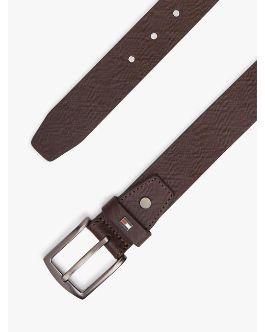 Cintura Denton di Tommy Hilfiger in Brown da Uomo