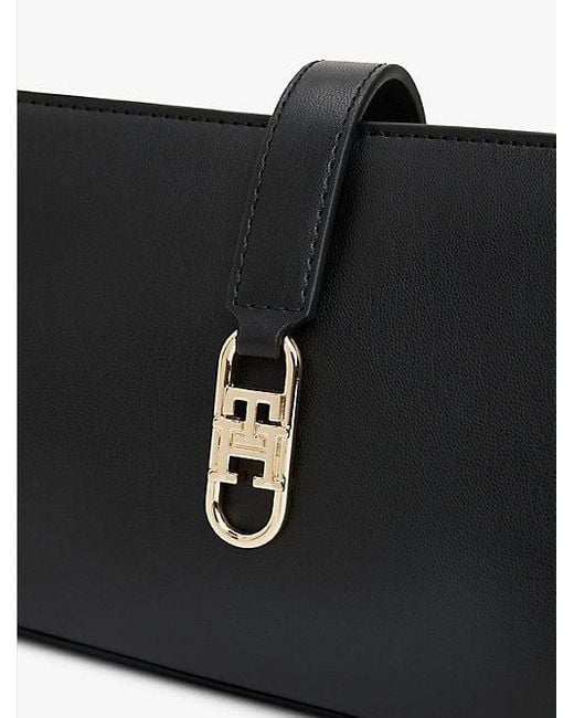 Tommy Hilfiger Black Crossbody-Tasche Mit Th-Monogramm-Emblem
