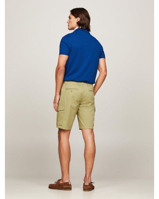 Tommy Hilfiger Green 1985 Collection Harlem Relaxed Cargo Shorts for men