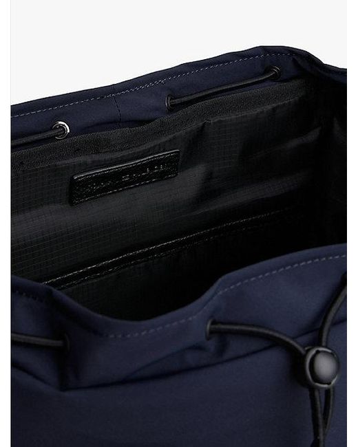 Tommy Hilfiger Textielen Rugzak Met Flap En Logo in het Blue voor heren