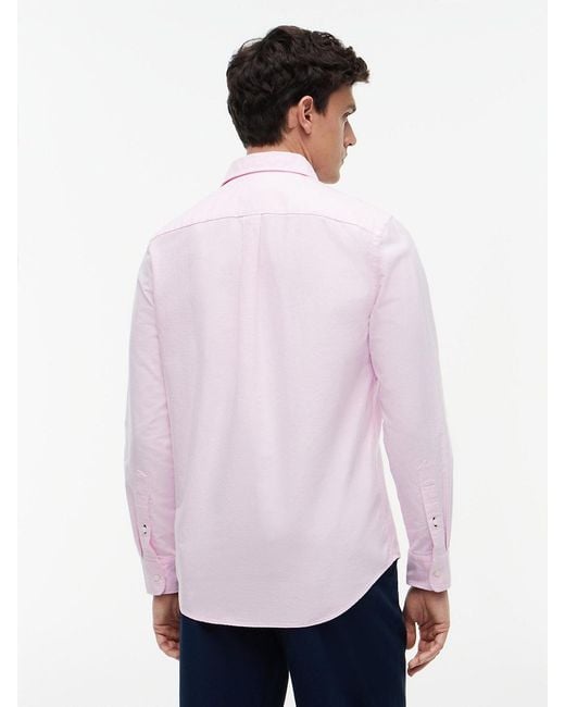 Tommy Hilfiger Pink Regular Fit Button-Down Oxford Shirt for men