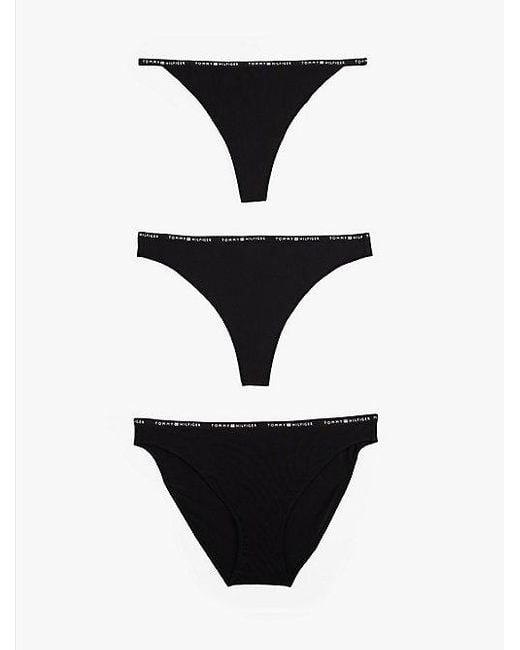 Tommy Hilfiger Set Van 3 Microvezel Slips in het White