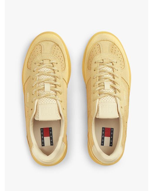 Tommy Hilfiger Natural The Greenwich Suede Cupsole Trainers