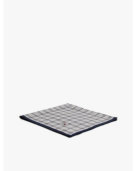 Tommy Hilfiger The Runway Collection Bandana Mit Gitter-Karo in Gray für Herren