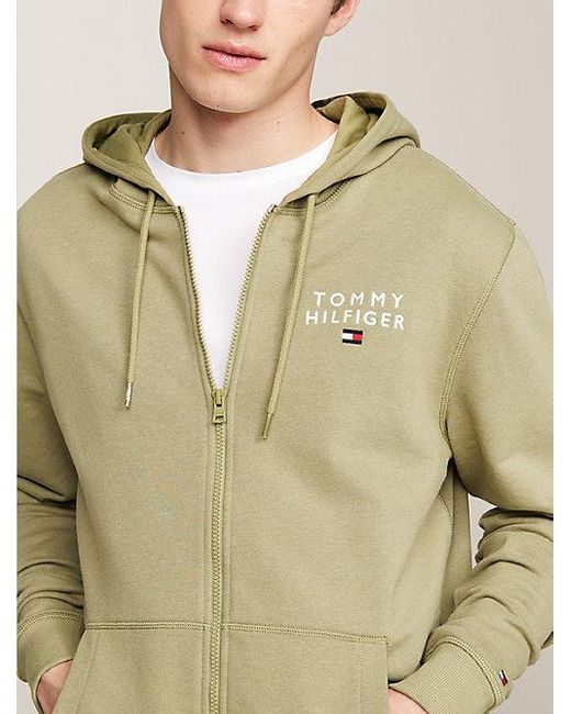 Tommy Hilfiger Th Original Lounge-hoodie Met Logo in het Natural voor heren