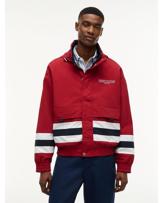 Tommy Hilfiger Red Reversible Regatta Jacket for men