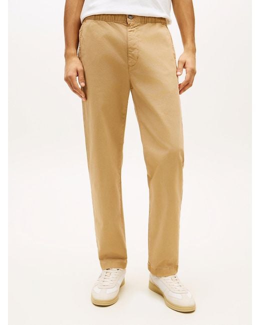 Tommy Hilfiger Green Sonny Relaxed Tapered Twill Chinos for men
