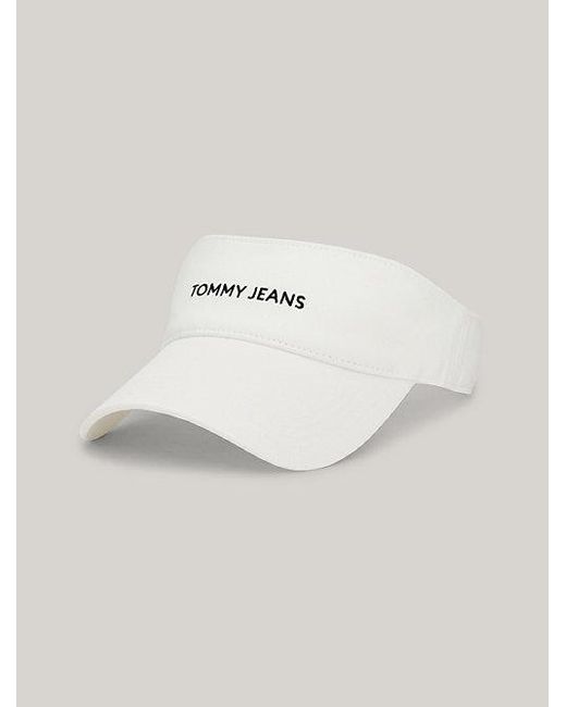 Tommy Hilfiger Zonneklep Met Paneel Van Mesh En Logo in het White