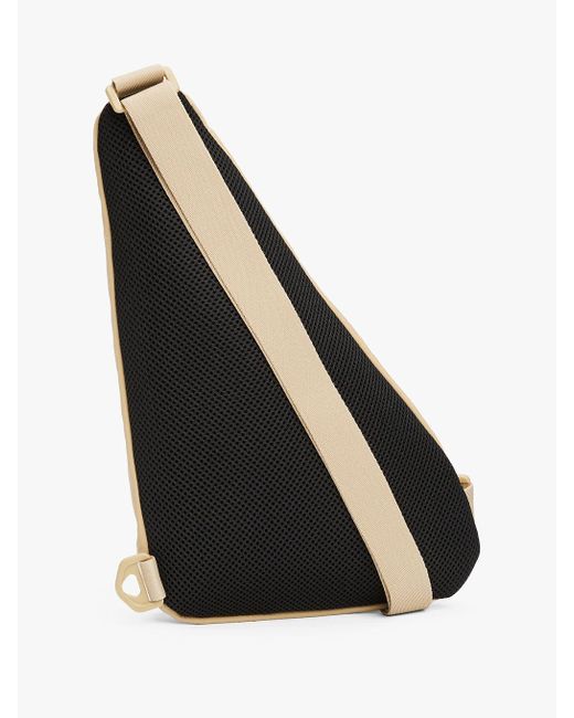 Tommy Hilfiger Black Tonal Logo Crossbody Sling Bag for men