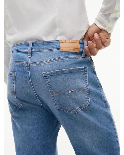 Tommy Hilfiger Blue Ryan Slim Straight Jeans for men
