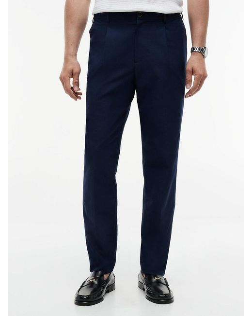 Tommy Hilfiger Blue New York Label Performance Air Dot Trousers for men