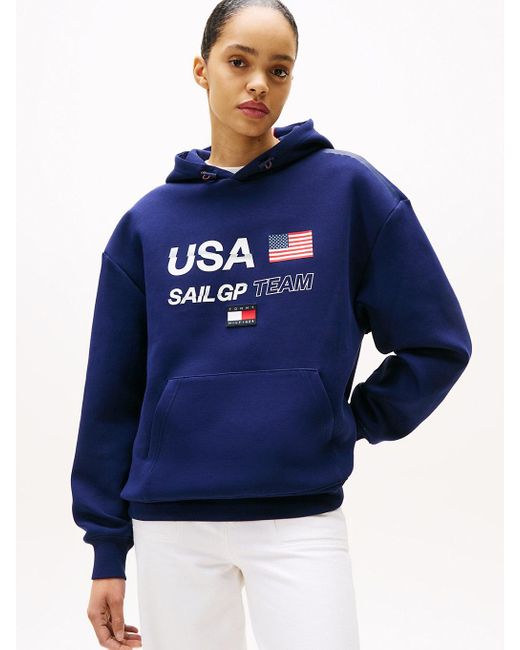 Sweat À Capuche Tommy X U.S. Sail Gp Team Tommy Hilfiger pour homme en coloris Blue