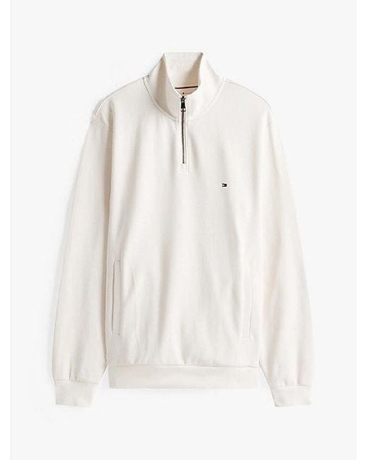 Tommy Hilfiger Performance Pullover Aus Intechno-Strick in White für Herren