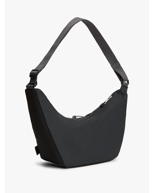 Tommy Hilfiger Black Logo Outdoor Crossbody Bag for men