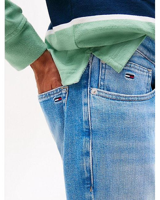 Tommy Hilfiger Ryan Slim Jeans Met Rechte Broekspijpen En Fading in het Green voor heren