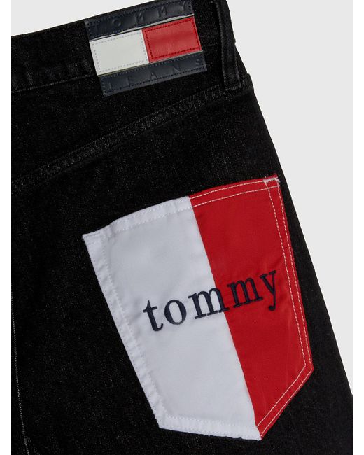 Tommy Hilfiger Dual Gender Wide Leg Jeans in Black for Men | Lyst UK